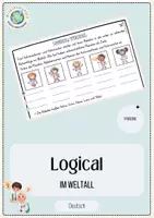 Vorschau - Quiz - Logical/Leserätsel: Im Weltall - Freebie - Deckblatt