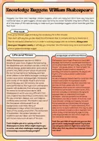 Vorschau - Arbeitsblätter - Knowledge Nuggets: William Shakespeare - Seite 1