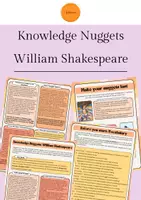 Vorschau - Arbeitsblätter - Knowledge Nuggets: William Shakespeare - Deckblatt