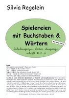 Vorschau - Arbeitsblätter - Spielereien mit Buchstaben & Wörtern, SAS LA Kl.2-6 - Deckblatt
