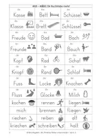 Vorschau - Arbeitsblätter - Spielereien mit Buchstaben & Wörtern, SAS LA Kl.2-6 - Seite 1