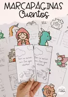 Vista previa - Manualidades / Dibujos para colorear - Marcapáginas cuentos - página 2