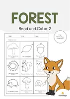 forhåndsvisning - Forest: Read and Color 2 (engelsk) - forside