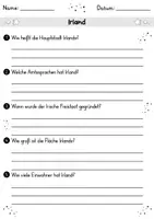 Vorschau - Arbeitsblätter - Irland MEGABUNDLE - Wissenskartei, Lückentext, Steckbrief, Suchsel, Quizkarten - Seite 2