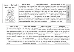 Vorschau - Arbeitsblätter - Maria - Jesus Mutter: Leporello (3-fach differenziert) - Seite 2