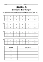 Vorschau - Arbeitsblätter - Zuordnung - Stationenlernen mit Lösungen - Seite 3