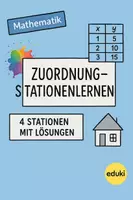 Vorschau - Arbeitsblätter - Zuordnung - Stationenlernen mit Lösungen - Deckblatt