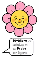 Vorschau - Arbeitsblätter - Schriftliche Division ZR 1000 – Rechenblumen & Arbeitsblätter (3./4. Klasse) - Seite 1