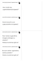 Vorschau - Arbeitsblätter - Fälle JArbSchG Jugendarbeitsschutzgesetz Gruppenarbeit Partnerarbeit - Seite 1