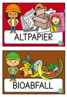 Vorschau - Poster - Müllschilder - Plakate Mülltrennung - Beschriftung - Classroom Management - Seite 2