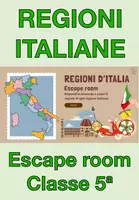anteprima - Materiale interattivo - REGIONI ITALIANE: escape room - Pagina di copertina