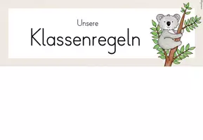 Vorschau - Poster - Classroom-Management: Klassenregeln für deine Koalaklasse in Ich- und Wir-Form (Kl.1-4) - Seite 3