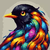 Vorschau - Mal- und Bastelvorlagen - Malen nach Zahlen Heimische Vögel (25 Malvorlagen) inkl. Stundenentwurf (PDF) - Seite 1