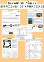 Vorschau - Arbeitsblätter - Ciudad de México en estaciones de aprendizaje + Indefinido - Deckblatt