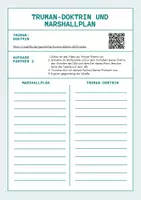 Vorschau - Arbeitsblätter - Truman-Doktrin und Marshallplan - Seite 2