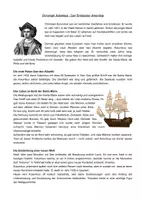 Vorschau - Arbeitsblätter - Christoph Kolumbus - Der Entdecker Amerikas - Deckblatt