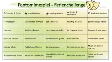 Vorschau - Spiele - Pantomimespiel - Ferienchallenge - Seite 1