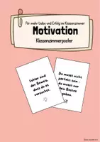 Vorschau - Poster - Motivation_Klassenzimmerposter - Deckblatt