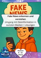 Vorschau - Arbeitsblätter - 📲🔍 Fake News erkennen und verstehen: Umgang mit Desinformation in sozialen Medien + Lösungen - Deckblatt