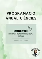 Vista previa - Unidades / Secuencias / Situaciones de Aprendizaje - Programació anual Coneixement del Medi Natural i Social - Portada