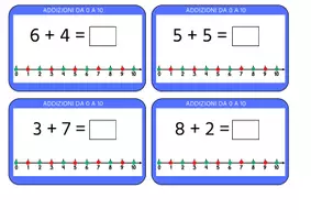anteprima - Esercizi - Flash cards operazioni - Pagina di copertina