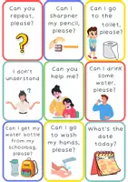 anteprima - Flashcard - Flashcards: speaking in class! - Pagina di copertina