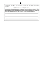 Vorschau - Arbeitsblätter - Graphic Organizer: Writing a Comment - Seite 2
