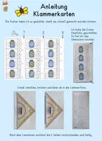 Vorschau - Stationenlernen - Zählen bis 10 - Fische, Klettkreis, Klammerkarten & Klebekreise - Seite 1