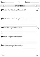 Vorschau - Arbeitsblätter - Neuseeland MEGABUNDLE - Wissenskartei, Lückentext, Steckbrief, Suchsel, Quiz - Seite 3