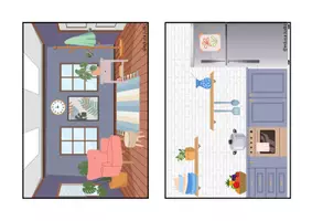 Vista previa - Juegos / Gamificación - Objetos de casa: atención y orientación - página 2