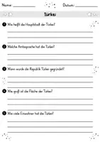 Vorschau - Arbeitsblätter - Türkei MEGABUNDLE - Wissenskartei, Lückentext, Steckbrief, Suchsel, Quizkarten - Seite 2