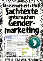 Vorschau - Arbeitsblätter - Paket: 3 Klassenarbeiten+EWH - Sachtext Statistik - Werbung - Klasse 7/8 - Seite 3