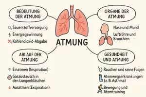 Vorschau - Arbeitsblätter - Arbeitsblätter zum Thema "Die Atmung allgemein" + Lösung & MP3 + Mindmap + Infografiken - Seite 2