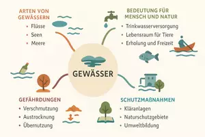 Vorschau - Arbeitsblätter - Arbeitsblätter zum Thema "Gewässer" + Lösung & MP3 + Mindmap + Infografik - Seite 2