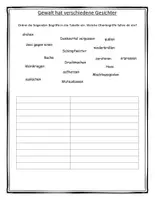 Vorschau - Arbeitsblätter - Spirale der Gewalt AB - Deckblatt