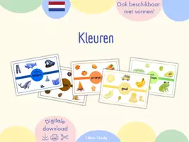 Voorbeeld - Kleuren kaarten - Voorblad