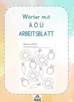 Vorschau - Arbeitsblätter - Wörter mit Ä Ö Ü - kreatives Arbeitsblatt - Deckblatt