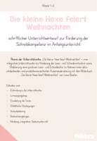 Vorschau - Stundenentwürfe - Unterrichtsentwurf "Die kleine Hexe feiert Weihnachten" - eine Fortsetzungsgeschichte schreiben - Deckblatt