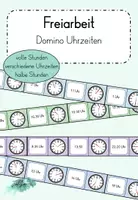 Vorschau - Spiele - Domino Uhrzeiten - Deckblatt