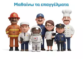 Προεπισκόπηση - Υποστηρικτικό υλικό / Ειδική αγωγή - Μαθαίνω τα επαγγέλματα - Εξώφυλλο
