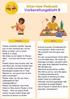 Vorschau - Arbeitsblätter - Kreatives Sprechen: Interview Podcast - Episode 1 (Musiker & Autoren) - Seite 3