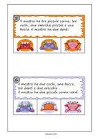anteprima - Esercizi - "Trova il mostro": le parti del corpo - Pagina 3