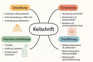 Vorschau - Arbeitsblätter - Arbeitsblätter zum Thema "Keilschrift" + Lösung & MP3 + Mindmap + Infografik - Seite 2