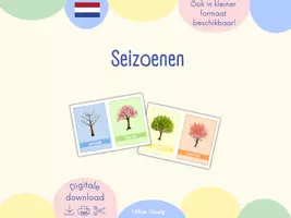 Voorbeeld - Seizoenen in A5 formaat - Voorblad