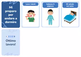 anteprima - Flashcard - Card routine quotidiana - Pagina 3
