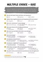 Vorschau - Arbeitsblätter - Printmedien - Multiple Choice Quiz - Seite 1
