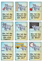 Vorschau - Spiele - Lesespiel Schulsachen Nashorn - Klasse 2 - Seite 2