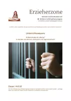Vorschau - Stundenentwürfe - Rollenverhalten & Labeling im Kontext von Devianz, Delinquenz und Jugendstrafrecht, 4-8 UE, Lernfeld 6: „Kinder, Jugendliche und junge Erwachsene bei der Bewältigung besonderer Lebenssituationen unterstützen“ - Deckblatt