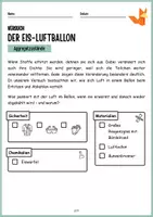 Vorschau - Arbeitsblätter - Der Eis-Luftballon - Aggregatzustände - Temperaturabhängigkeit - Theorie, Versuchsprotokoll, Arbeitsblätter, Differenziert - Seite 3