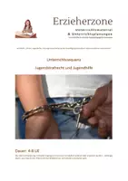 Vorschau - Stundenentwürfe - Jugendstrafrecht und Jugendhilfe, 4-8 UE, Lernfeld 6: „Kinder, Jugendliche und junge Erwachsene bei der Bewältigung besonderer Lebenssituationen unterstützen“ - Deckblatt